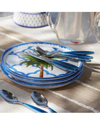 Set tacamuri 24 de piese, albastru inchis, Feeling - GUZZINI